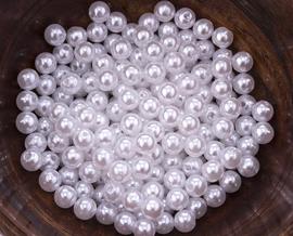 Perličky biele 6 mm / 200ks