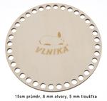 Dno preglejkové kruh 15cm/8mm