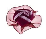 Aplikácia kvet vínovo-ružová 50mm