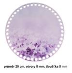 Dno - veko preglejkové kruh orgován 20cm/8mm