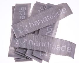 Textilná nášivka HAND MADE 57x15mm/10ks