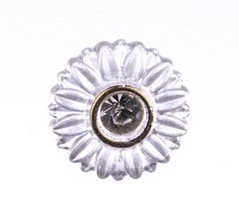 Gombík 13 mm kvetina plastový