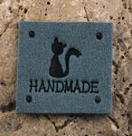 Nášivka HAND MADE mačka 25x25mm