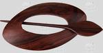 Spona 100 mm rosewood