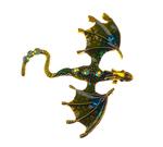 Brošňa drak 70x60mm