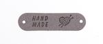 Nášivka HAND MADE 45x11 mm umelá koža