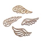 Dekorácie anjelské krídla drevené