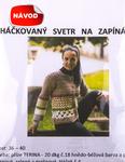 Návod na háčkovaný sveter TERINA