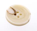 Gombík 23mm béžový mramor plastový
