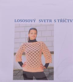 Návod na sveter s trojštvrťovým rukávom z priadze Jana