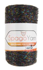Priadza Macrame Poly 4 silver