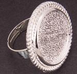 Prsteň Cabochon 20 mm - puzdro