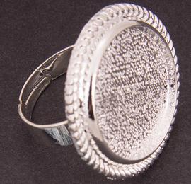 Prsteň Cabochon 20 mm - puzdro